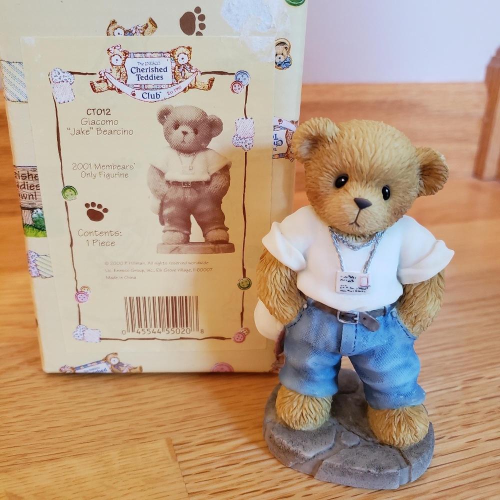 Cherished Teddies "Giacomo Jake Bearcino"